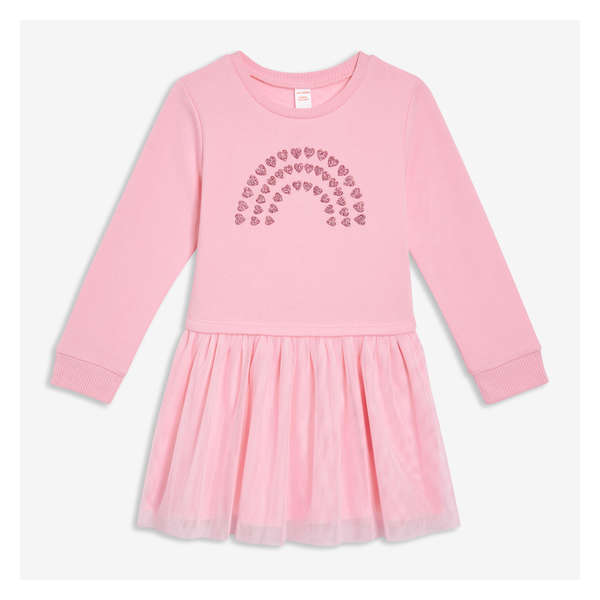 Toddler Girls' Tulle Skirt Dress - Pale Pink